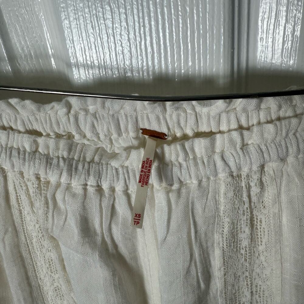 Free People Bali Alana Top & Pant Set in White  XS - Picture 13 of 14